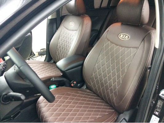 Авточехлы на Kia Rio 4 X-Line